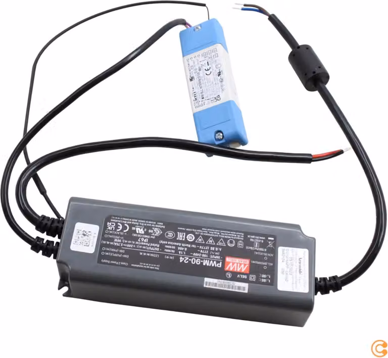 Artemide Led Driver 90 W 110 240 Vac App + Push Dim Lamp Driver
