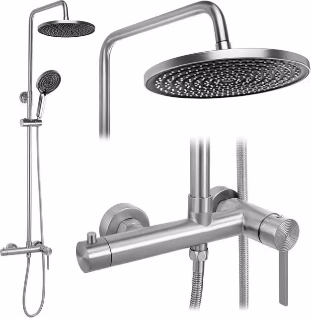 Set Doccia Rea Foster Brush Nickel