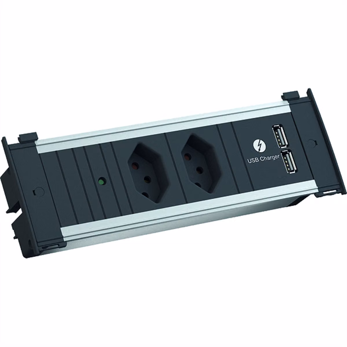 BACHMANN KAPSA S 2xCH T13 Caricatore USB, 1xFUSIBILE 10A corrente 0,2m GST18 Svizzera
