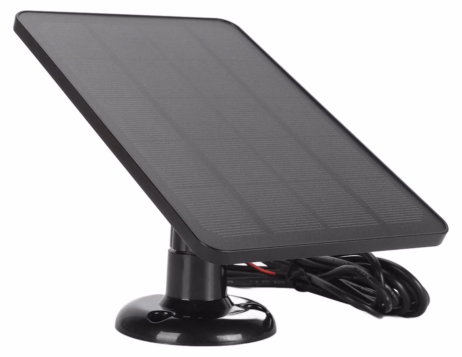 Pannello solare da 10W per la ricarica di fotocamere, con sistema di montaggio regolabile e cavo da 3 metri