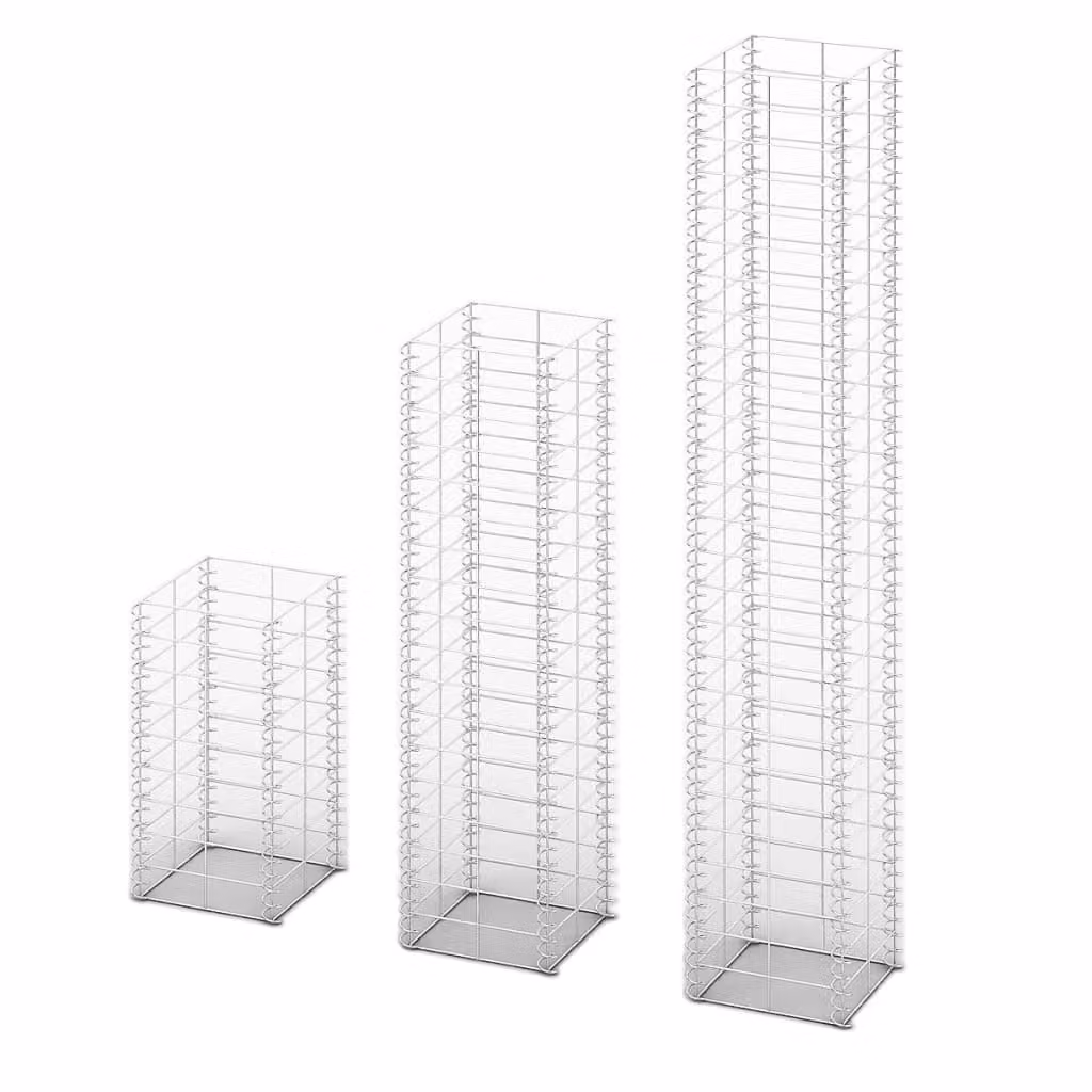 Set Gabbioni 3 pz in Filo Zincato