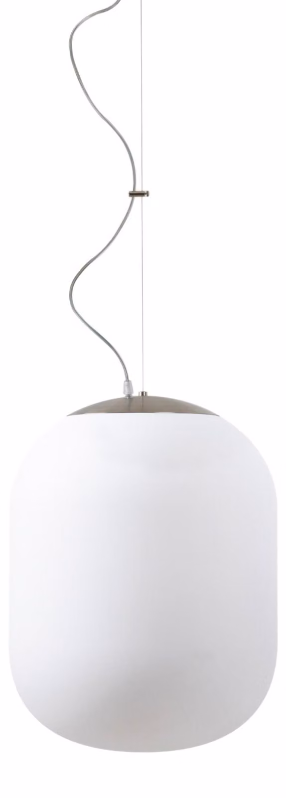 OSMONT TAN62878 TANIA L2 HP apparecchio a sospensione in vetro acciaio inox spazzolato / bianco IP40 4000 K 58W LED DALI