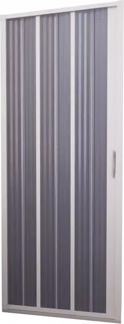 Porta Doccia 120 cm 1 Anta a Soffietto in PVC H185 cm Dorini Bianco