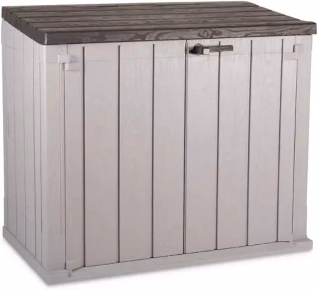 Armadio esterno grigio talpa/marrone