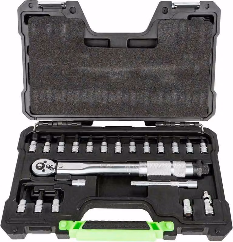 Jbm 21 pezzi valigetta per attrezzi con chiave dinamometrica da 1/4'' Argento Argento Taglia unica