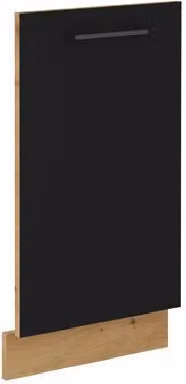 Anta per lavastoviglie da incasso MALILA - 45x72 cm, nero / rovere artisan