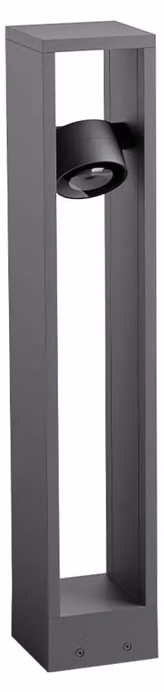 Redo Outdoor XROCK ST – diametro 11, altezza 60 cm 9W – grigio scuro, 2700K