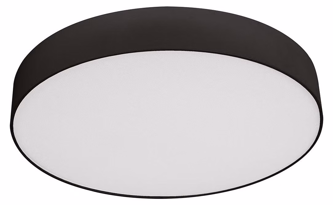 Plafoniera GPL383 in Termoplastico Nero - 40W LED High CRI >90, CCT Selezionabile 3000K/4000K/5000K - Gealuce Interni IP20