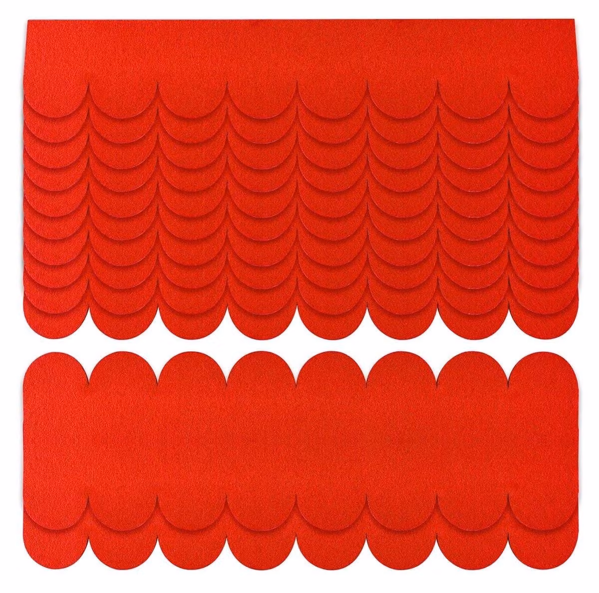 Elzusha - 32 tegole autoadesive rosse - Ideali per casette per uccelli e hotel per insetti