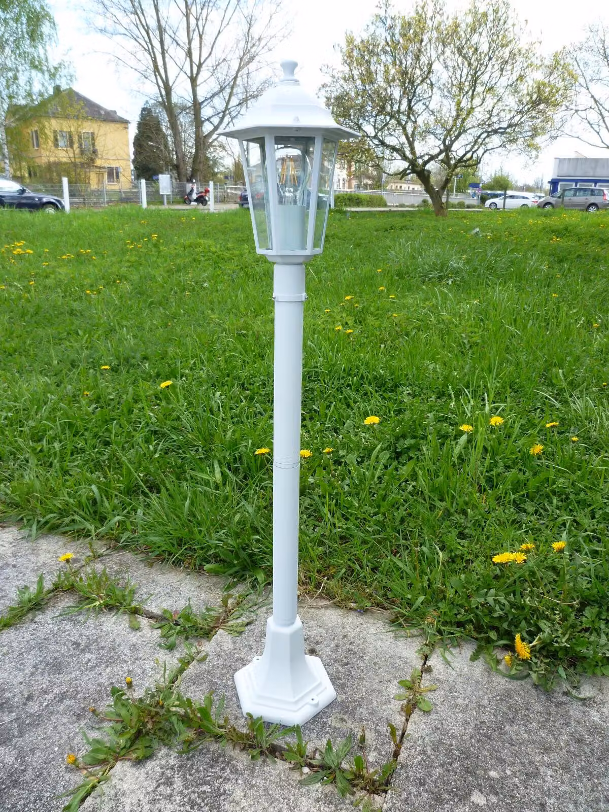 Lampada da terra Kingston, bianca