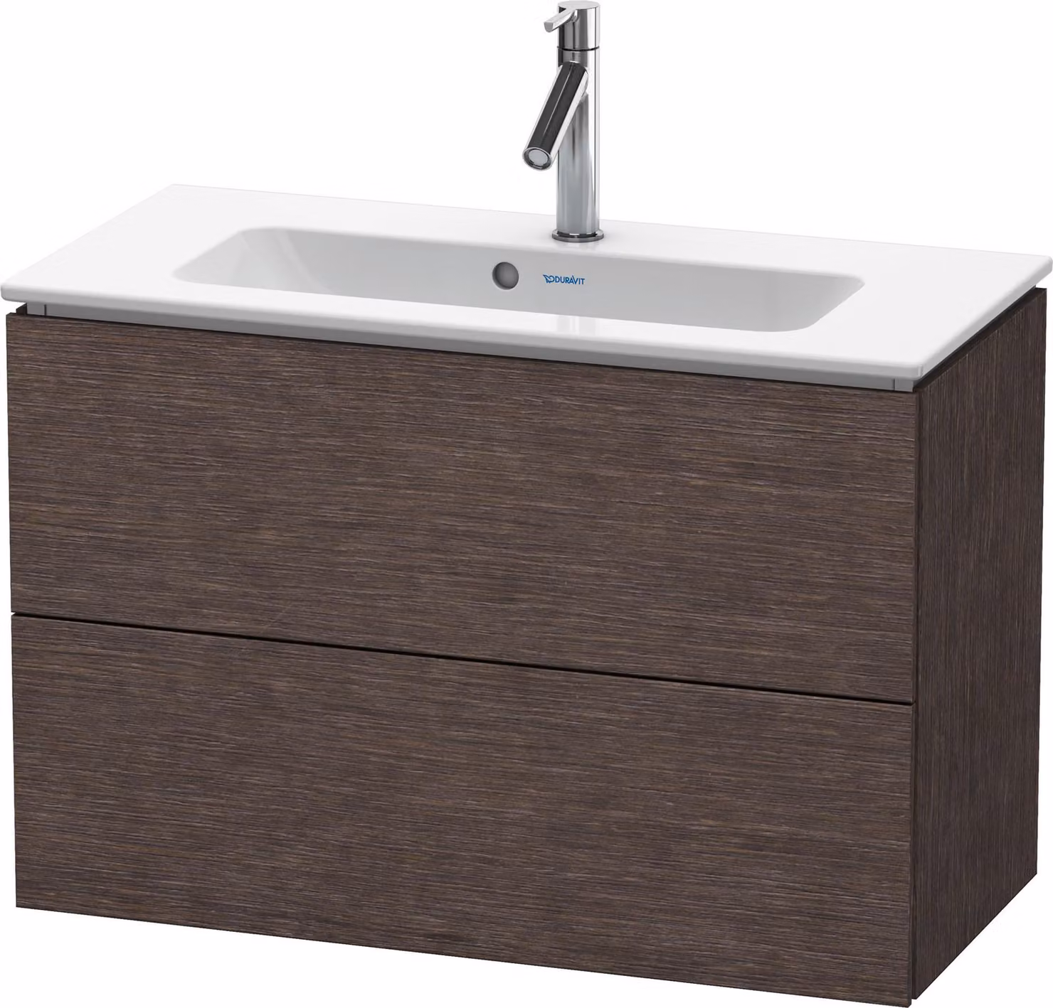 Duravit L-Cube Meuble sous-lavabo suspendu, Compact, 2 tiroirs, 820x550x391mm, LC625707272, LC625707272