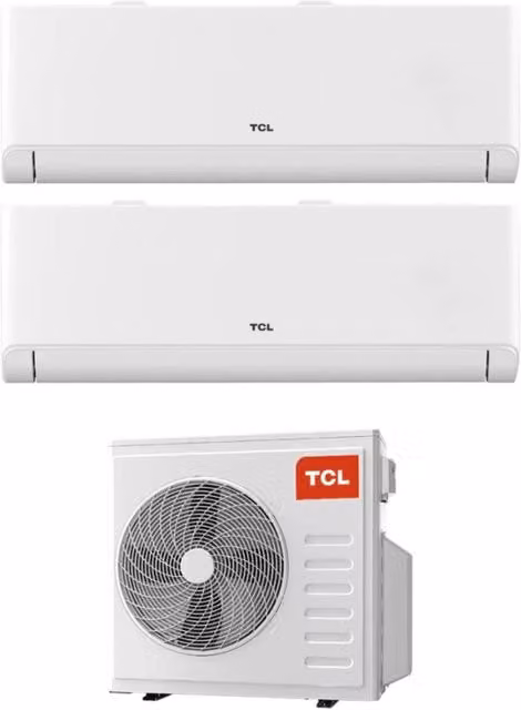 Condizionatore Dual Split TCL BreezeIN P5 9+9 Bianco con Wi-Fi Integrato e Controllo via App Classe Energetica A++