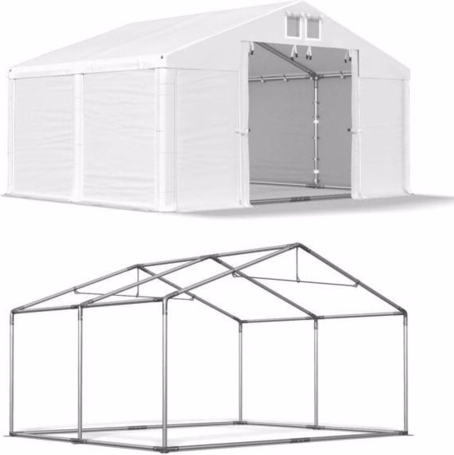 Tenda del magazzino estivo 3x4 Bianco SUMMER FLOOR MSD