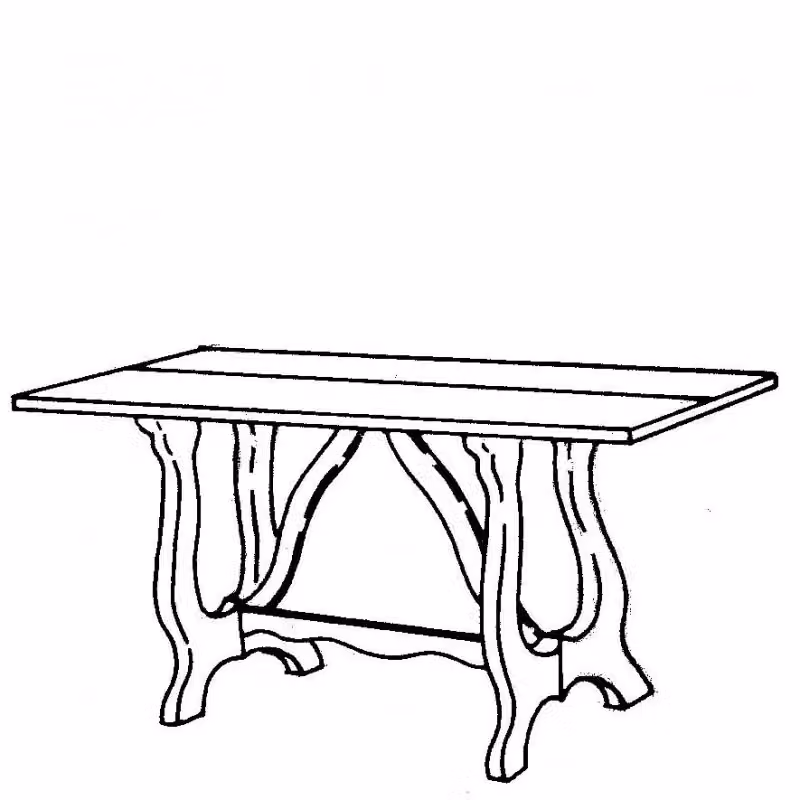 Tavolo consolle apribile in legno di pino marrone Mobili 2G L: 160 cm, P: 40 cm, H: 81 cm (aperto L: 160 cm, P: 80 cm) – 3