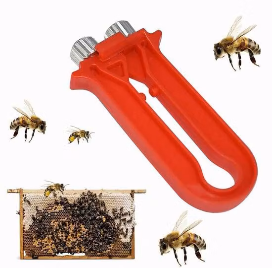 Tendifilo manuale rosso, in plastica, per l'apicoltura