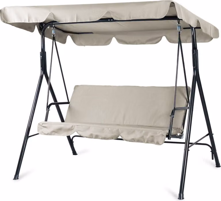 Dondolo da giardino HOLLYWOOD, beige