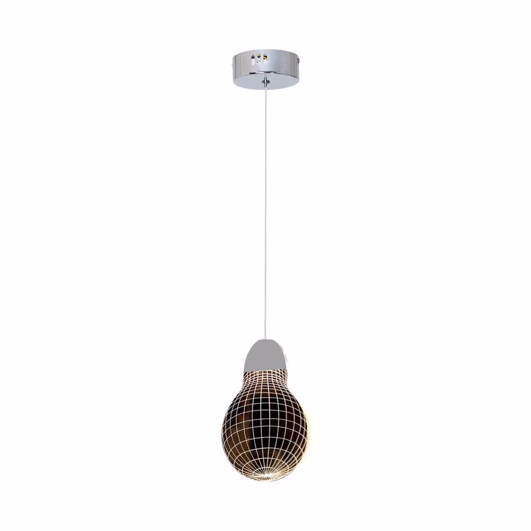 Lampadario a sospensione Milagro LED ML199 cromo, metallo