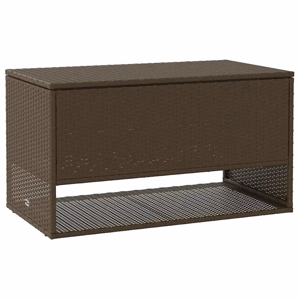 Scatola per cuscini da esterno vidaXL in rattan marrone L: 100 cm, P: 55 cm, H: 55,5 cm – 2