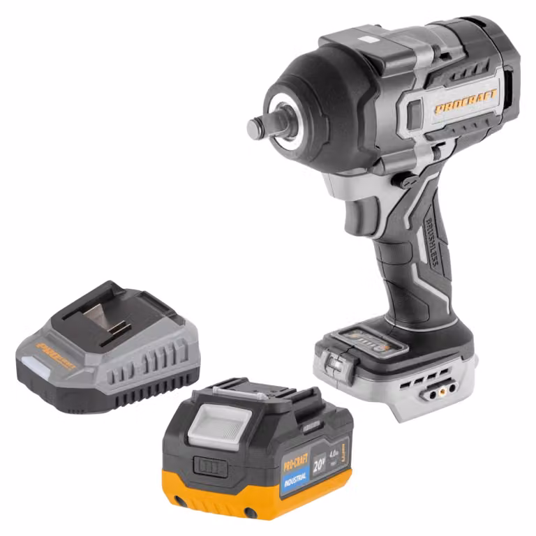 Avvitatore a impatto a batteria ProCraft Industrial IW850A-BB 20 V 850 Nm 1/2" Brushless Solo - senza batteria, senza caricabatterie