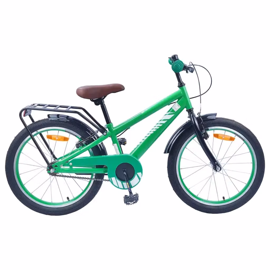 Bicicletta per bambini da 20 pollici in metallo e gomma, colore verde – 2