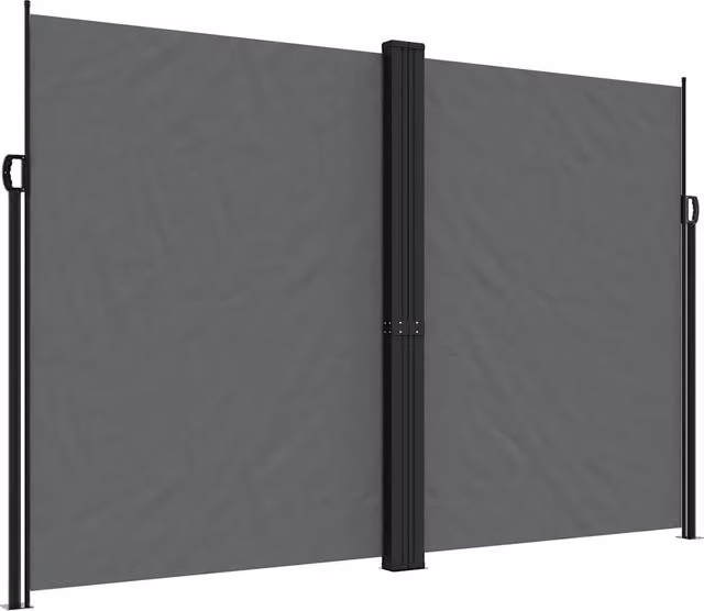 Tenda da Sole | Tenda parasole Laterale Retrattile Antracite 220x600 cm