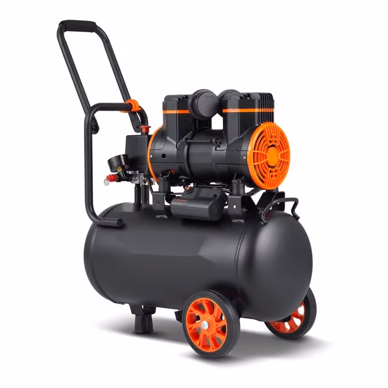 compressore d'aria 1450W - Compressore silenzioso - Senza olio - 24L - 70dB