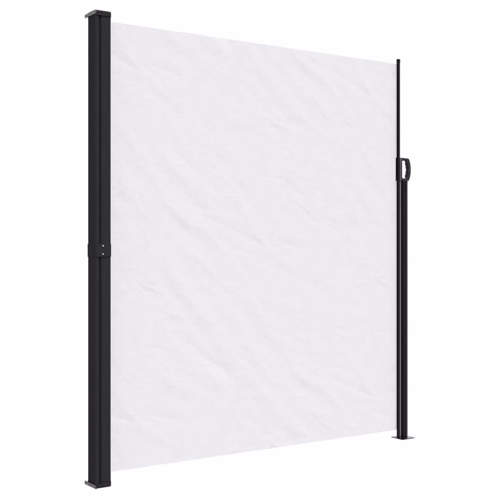 Tenda da Sole Laterale Retrattile Bianco 220x500 cm