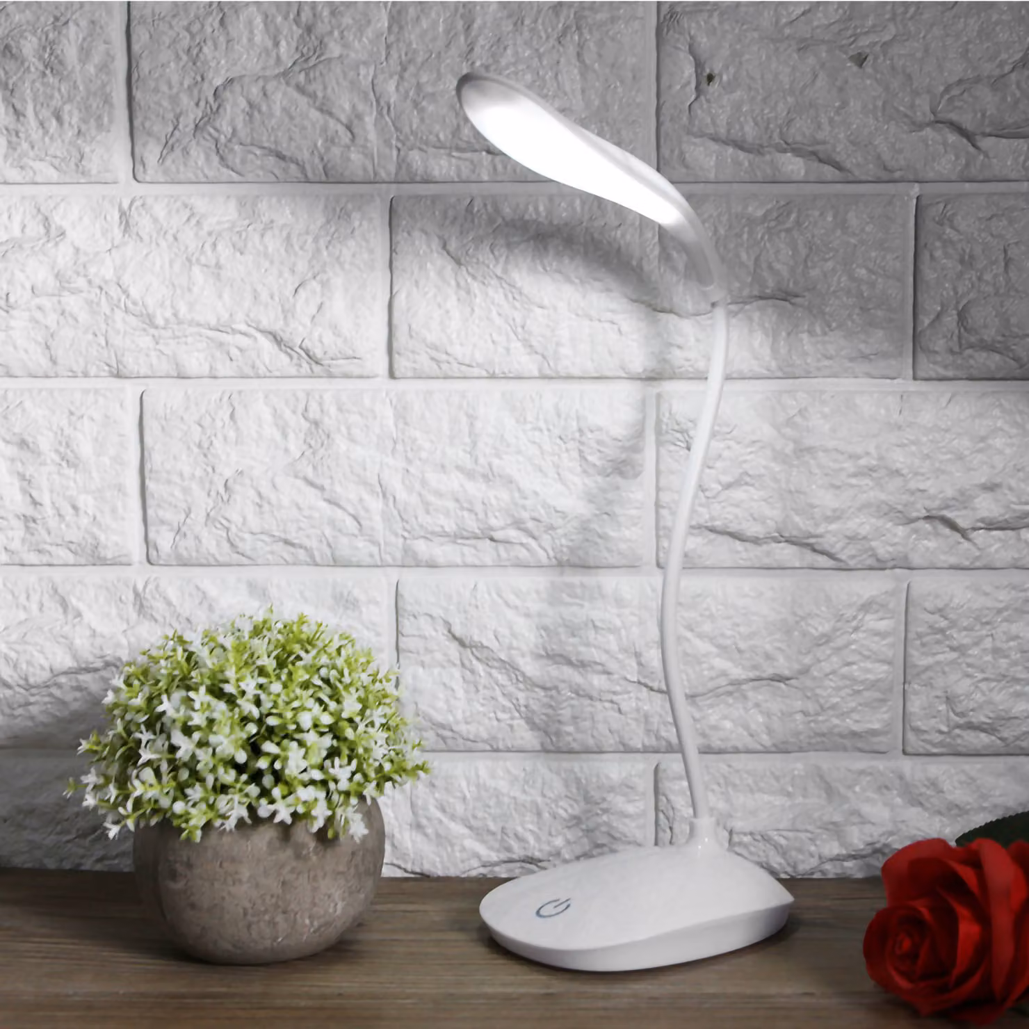 Lampada da tavolo, lampada da tavolo, lampada da tavolo pieghevole, lampada da tavolo con ricarica USB, lampada da tavolo pieghevole
