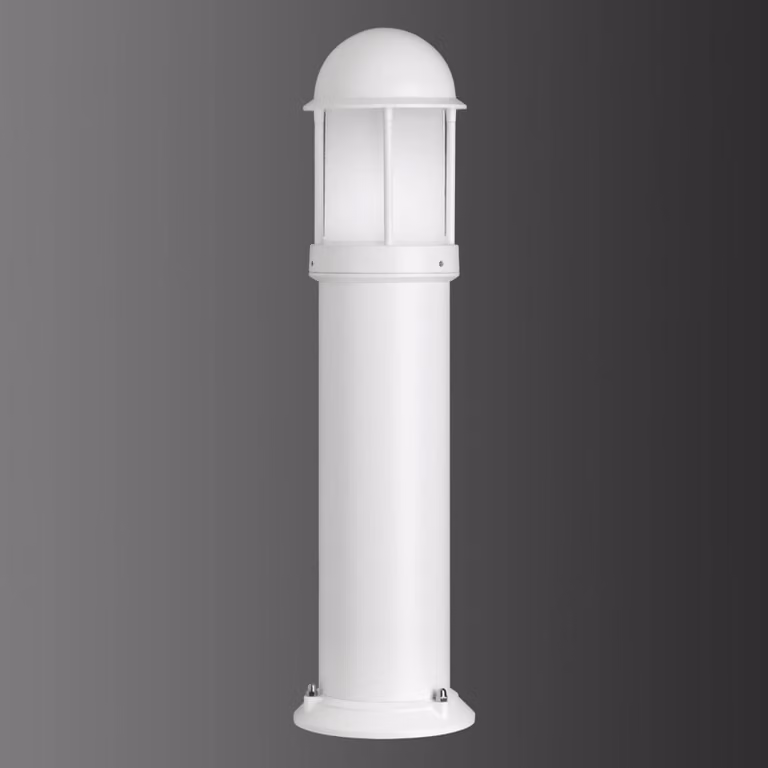 LCD Lampioncino da giardino Mason, dimmerabile, Bianco / Opale, Alluminio, Moderno, Lampada da esterni