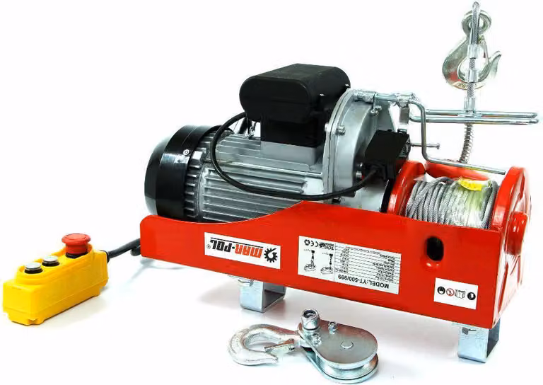 MAR-POL Argano elettrico a fune 500/1000 230V M80793