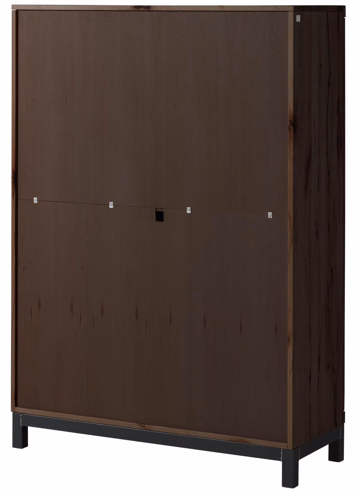 MASSIVMOEBEL24 | Credenza in legno di faggio 103x40x148 oliato marrone tabacco VILLANDERS #205