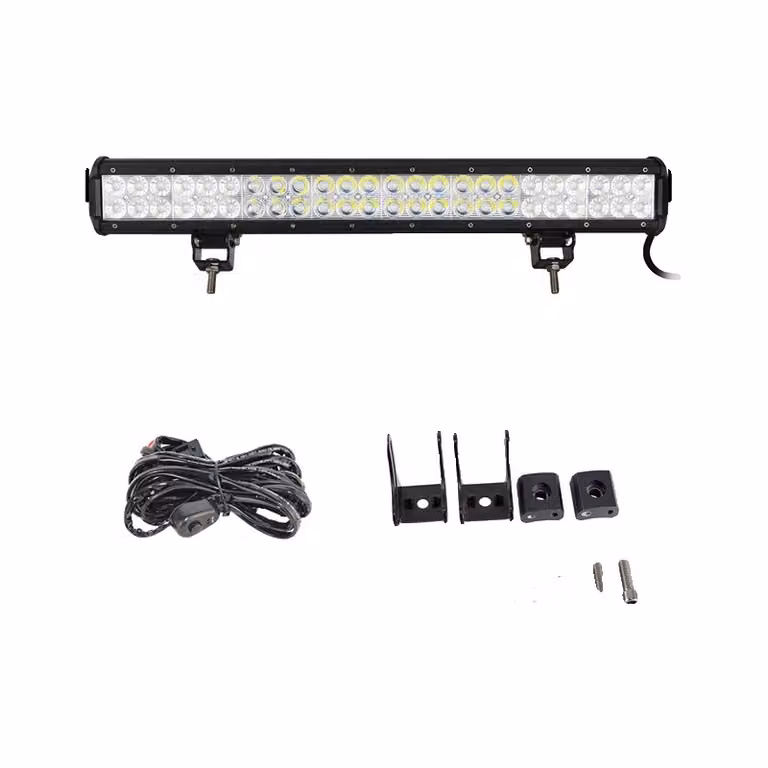 Barra luminosa offroad, varie dimensioni disponibili, adatta per Jeep JK UTV ATV, cavo da 23 pollici 144W
