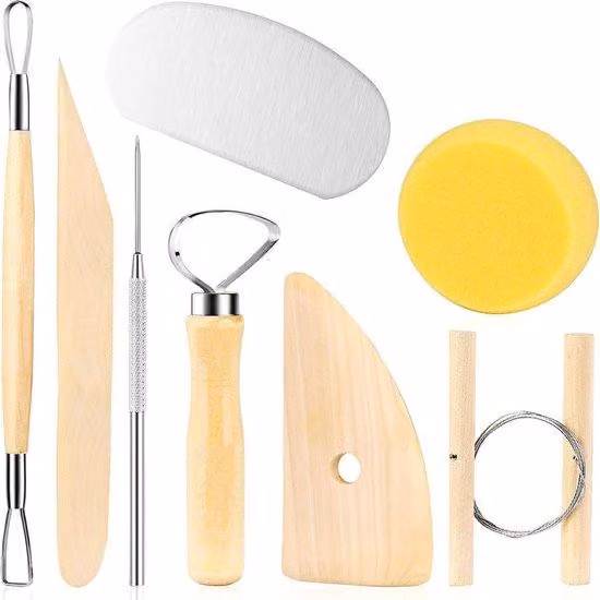 Strumenti per modellare la plastica - 8 pezzi - Strumenti per modellare l'argilla - Modellazione dell'argilla