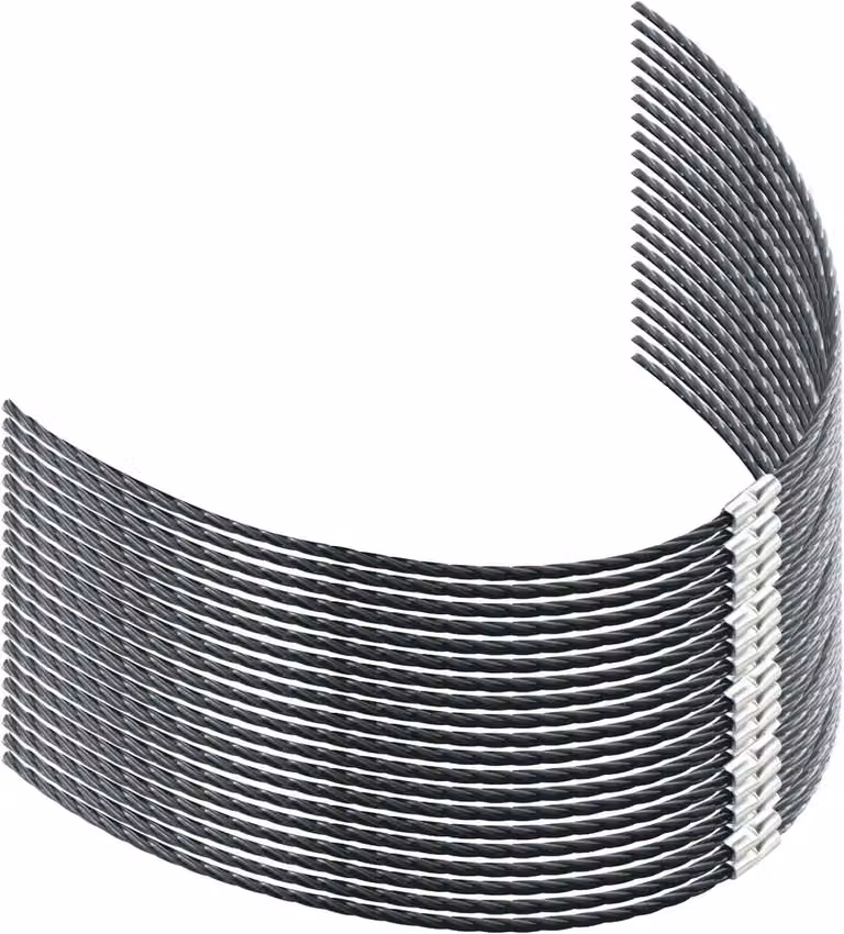 Filo di nylon di ricambio per tagliaerba, confezione da 20 pezzi, dimensioni 37 cm x 3,5 mm, a spirale, per tagliaerba