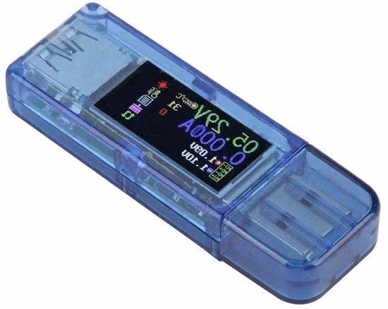 Multimetro digitale USB 3.0 con caricatore 12V AT34