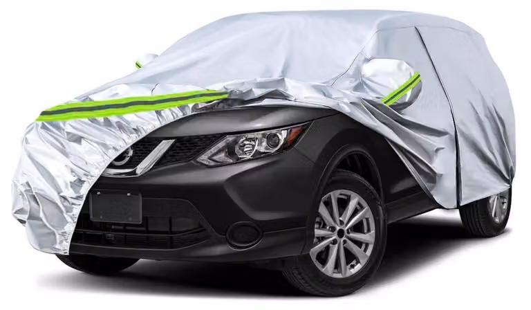 Copertura impermeabile e traspirante per auto, compatibile con Nissan Qashqai dal 2006 al 2022, colore nero