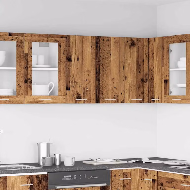 Pensile da cucina vidaXL Lyon in legno antico marrone L: 60 cm, P: 31 cm, H: 60 cm