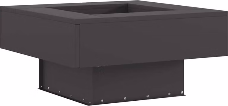 Focolare Nero 60 x 60 x 30 cm Acciaio
