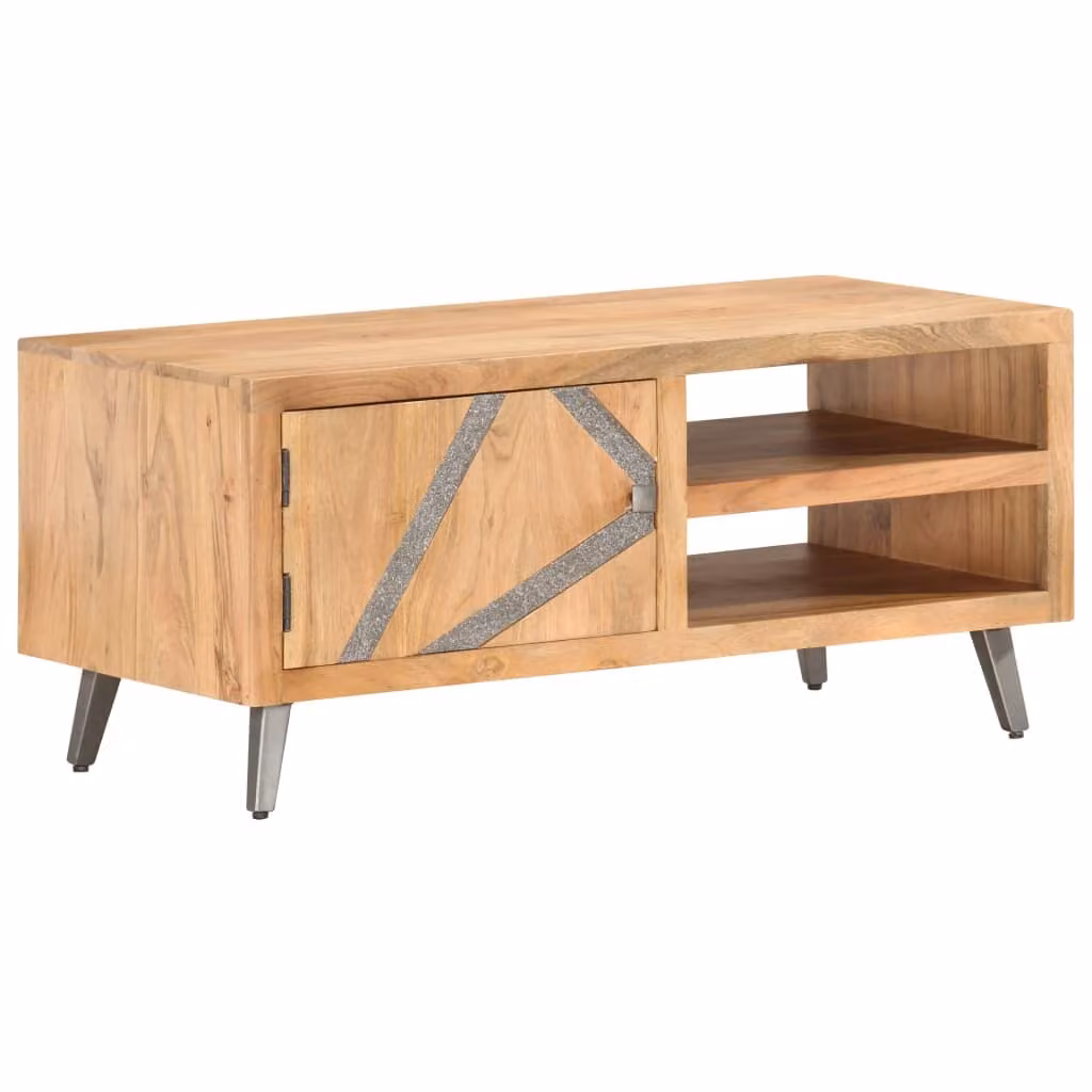 Maison Exclusive - Tavolino 90×45×40 cm in legno massello di acacia