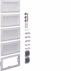 Set di collegamento, universale, verticale, per armadio a 5 ante, P 160 / 205 mm