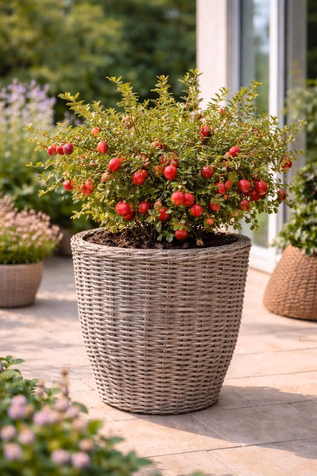 Mirtillo rosso a frutto grande Vaccinium macrocarpon Early Black Cranberry circa 30 cm pianta resistente - sapore autunnale per giardino e balcone acquistare