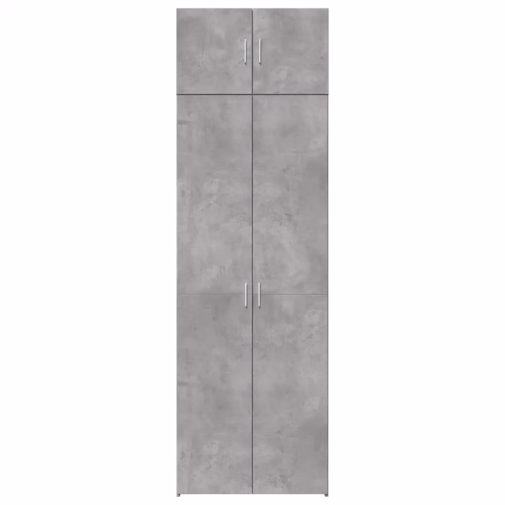 Mobile contenitore a colonna moderno HELLOSHOP26 in legno composito grigio opaco L: 70 cm, P: 42,5 cm, H: 225 cm – 2