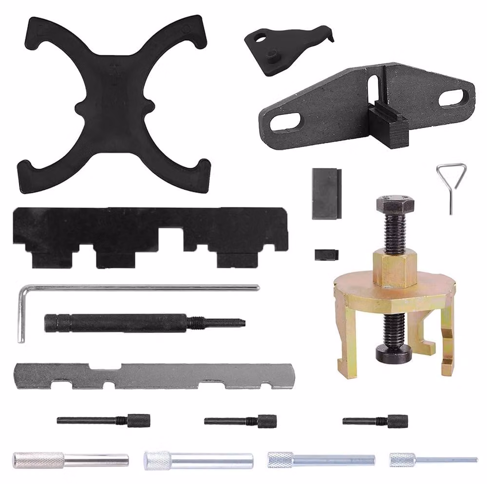 Set di strumenti per il blocco del motore, composto da 18 pezzi, compatibile con Ford e Mazda