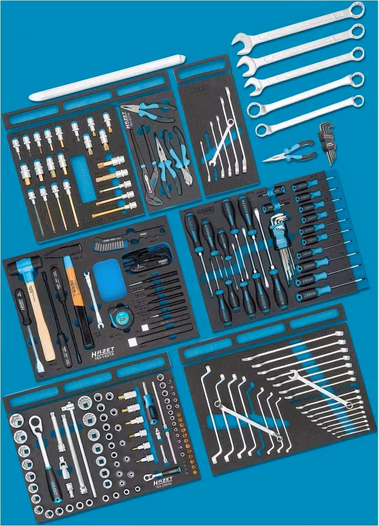 HAZET 0-2500-163/214 set di utensili meccanici 214 utensili