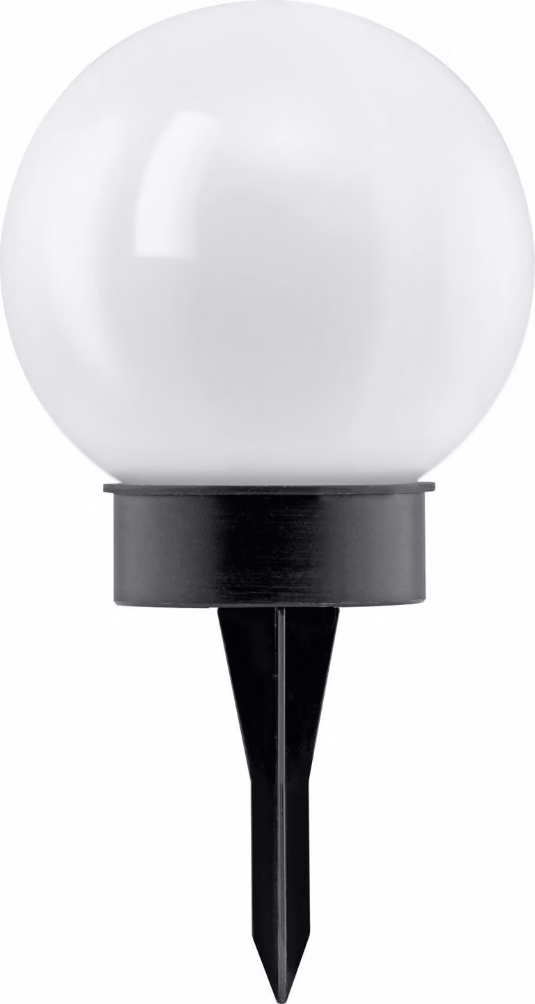 Eglo luce solare globo LED con picco a terra bianco