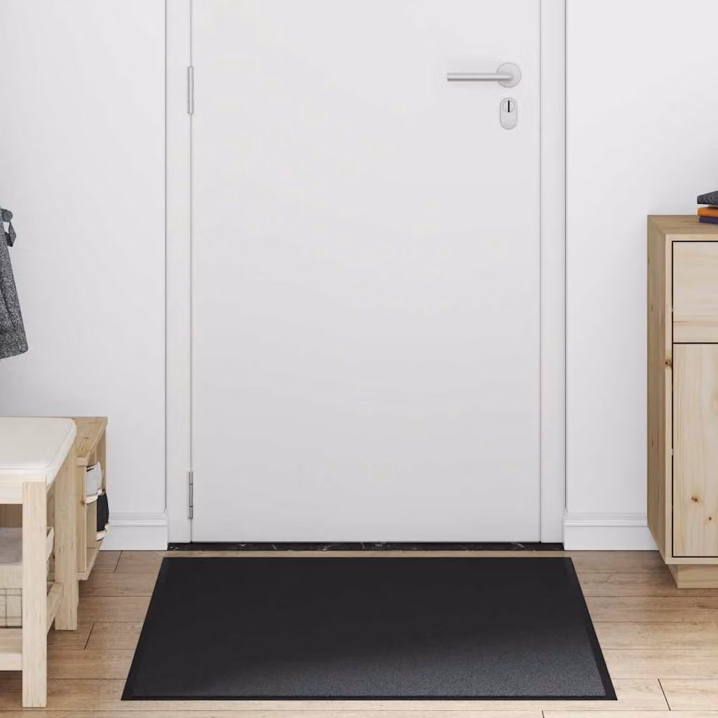 vidaXL Zerbino Nero 80x120 cm