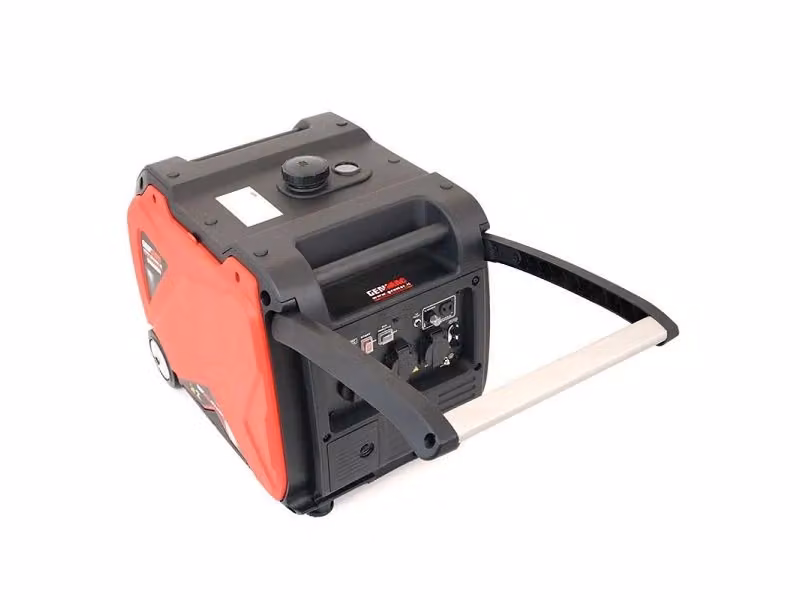 Generatore monofase a benzina Genmac GR3500EiN tipo inverter 3.5kW rosso con carrello integrato – 2