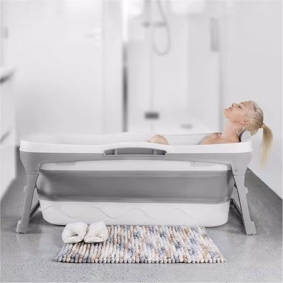 Vasca da bagno da incasso di grandi dimensioni per adulti - 56 pollici