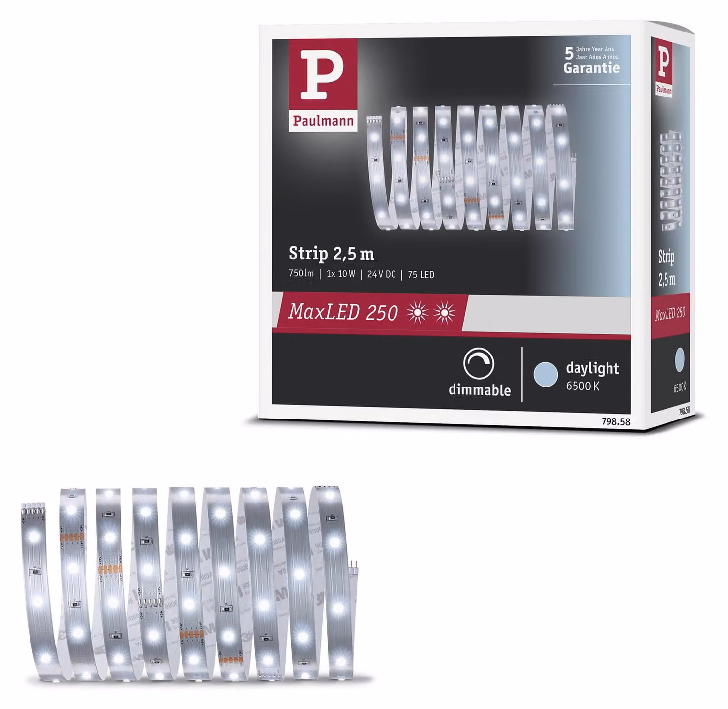 Paulmann MaxLED 250, striscia LED, luce bianca diurna, estensione