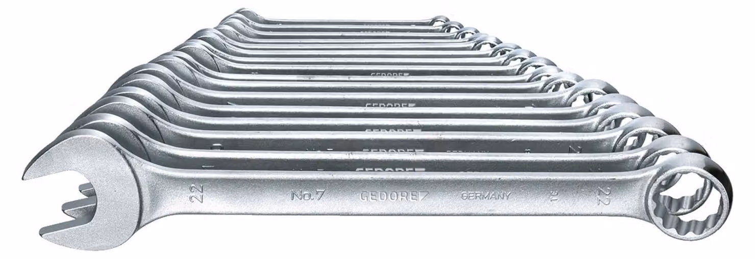 Set di chiavi a bussola DIN 3113, 17 pezzi, 6-22 mm, Gedore | 4010886609354